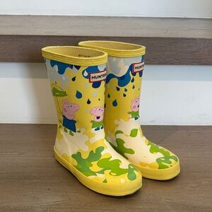 Hunter Limited Edition Peppa Pig Kids' Rain Boots in Toddler 10